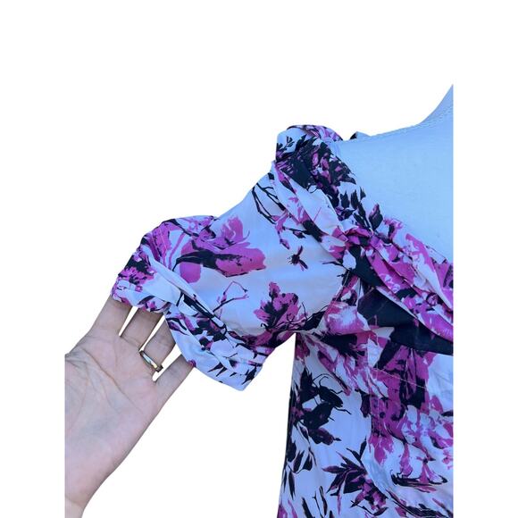 Jean Paul Gaultier for Target Shirt Ruffle Dress With Pocket Floral Size Small - Picture 12 of 12